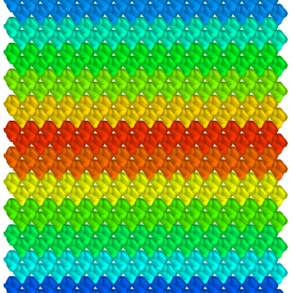 115 rectangular yarn art