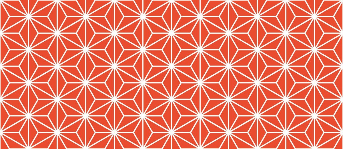 japanese pattern: asanoha