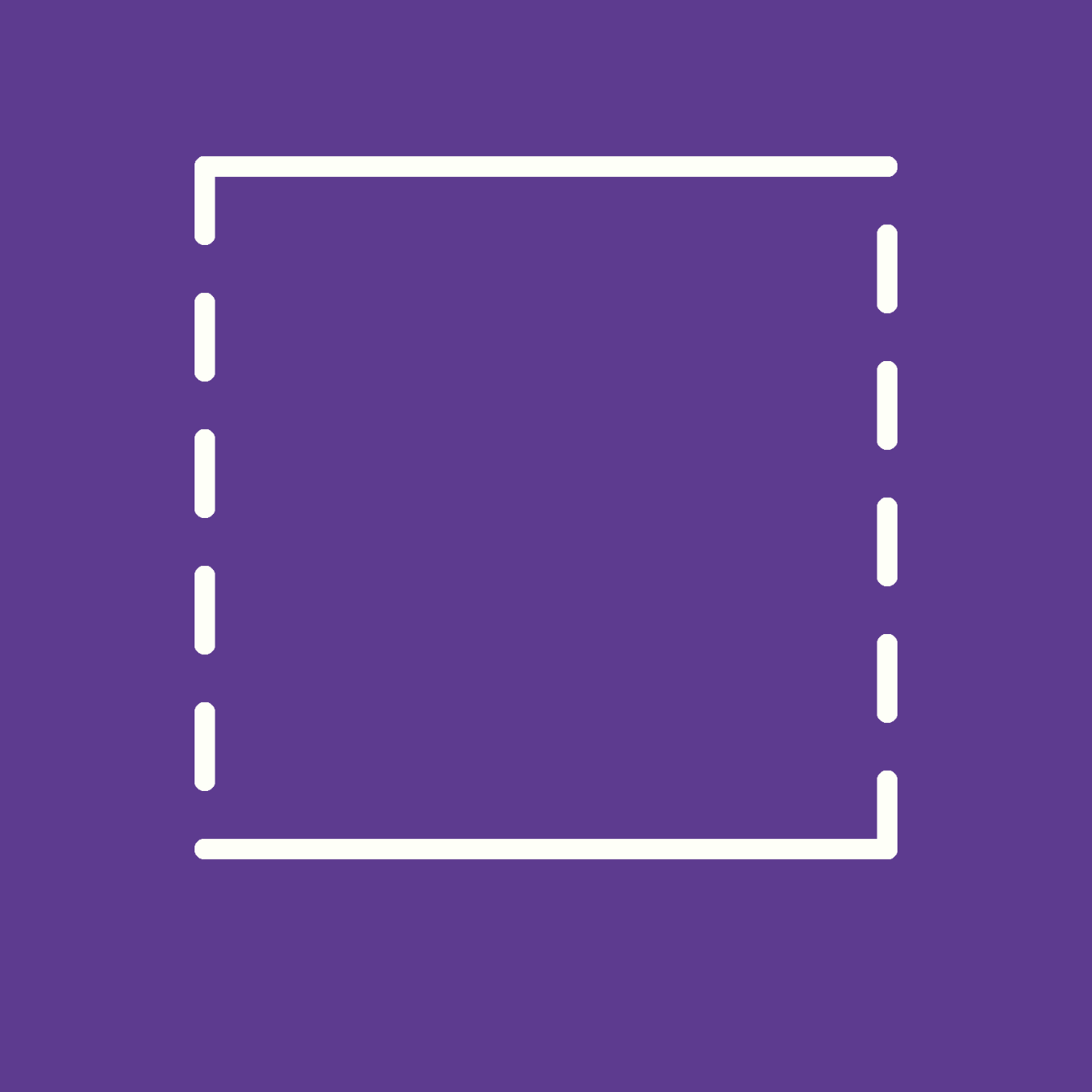 44 SQUARE DASHED